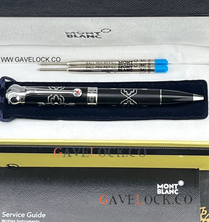 New Mont blanc Writers Edition Black Ballpoint Pen Luxury